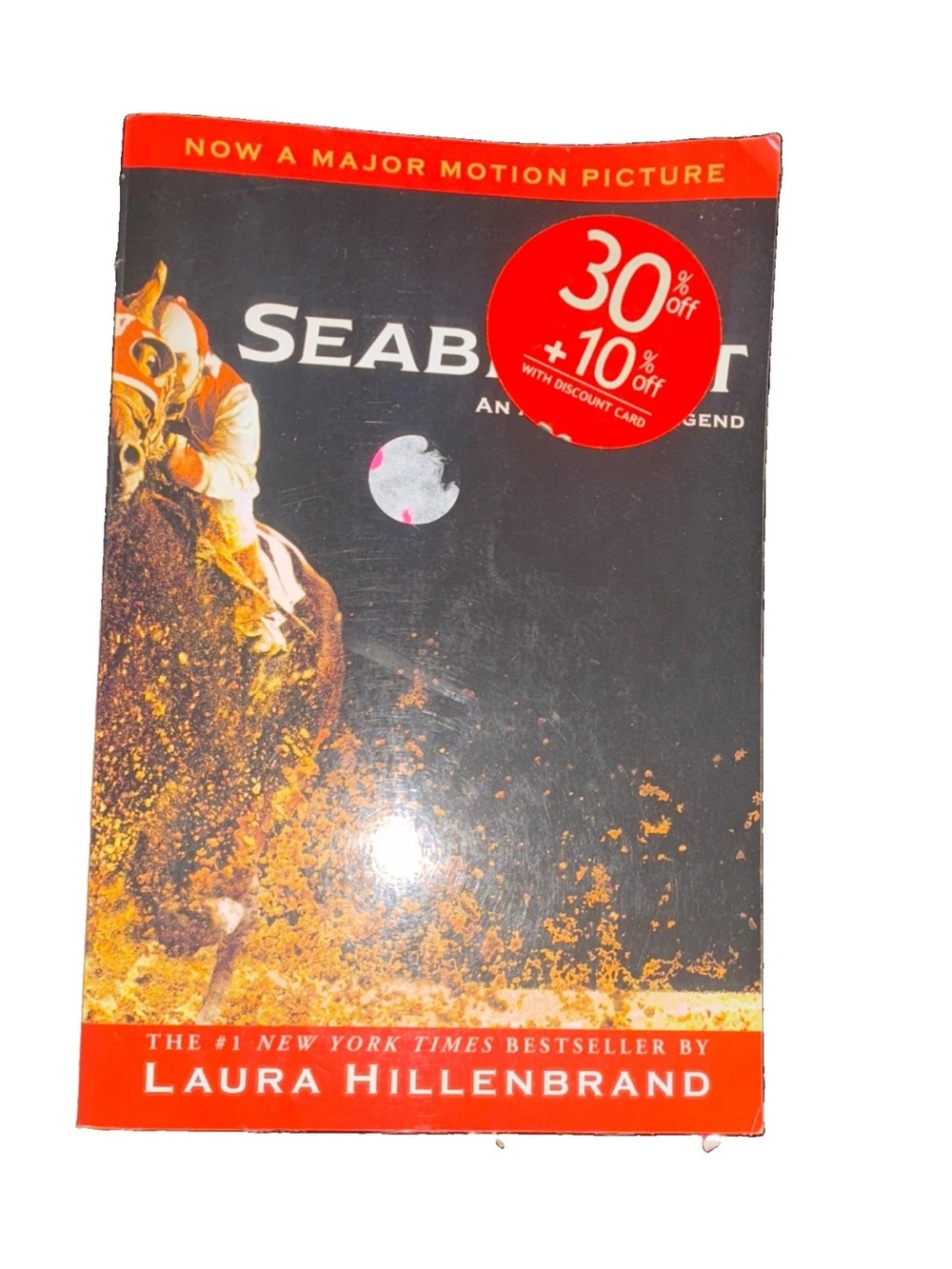 Seabiscuit Paperback in Black and Orange